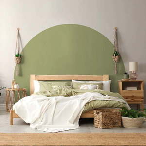 Samolepka na zeď 165x140 cm Olive Green – Ambiance obraz