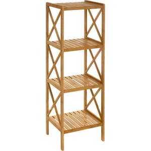 Bambusový koupelnový regál v přírodní barvě 33x119 cm – Casa Selección obraz