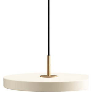 Krémové LED stmívatelné závěsné svítidlo s kovovým stínidlem ø 31 cm Asteria Plus Mini – UMAGE obraz