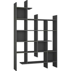Antracitová knihovna 122x188 cm Manco – Kalune Design obraz