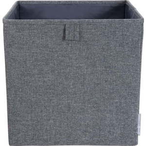 Šedý úložný box Bigso Box of Sweden Cube obraz