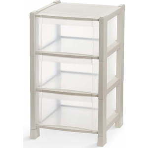 Béžový koupelnový regál 38x64 cm Tower – Domopak obraz