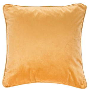 Oranžovobéžový polštář Tiseco Home Studio Velvety, 45 x 45 cm obraz