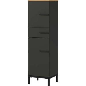Tmavě šedá koupelnová skříňka v dekoru dubu 34x123 cm Yonkers - Germania obraz