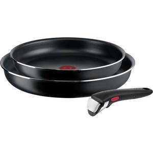 Hliníkové pánve 3 ks Ingenio Easy Cook & Clean Black – Tefal obraz
