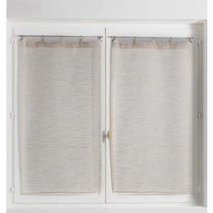 Béžové voálové záclony v sadě 2 ks 60x90 cm Milza – douceur d'intérieur obraz