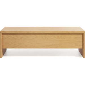 Konferenční stolek v dekoru dubu v přírodní barvě 60x110 cm Abilen – Kave Home obraz