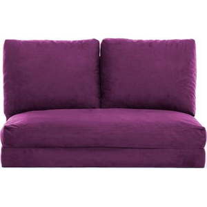 Fialová rozkládací pohovka 120 cm Taida – Balcab Home obraz