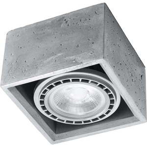 Šedé stropní svítidlo 14x14 cm Postiga – Nice Lamps obraz