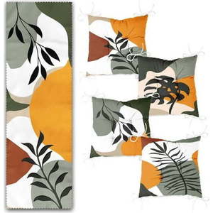 Set podsedáků a běhounu 5 ks Illustrated Autumn – Mila Home obraz