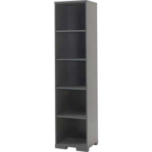 Tmavě šedá dětská knihovna 46x195 cm London – Vipack obraz