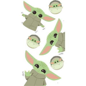 Bavlněná dětská osuška 70x140 cm Star Wars Baby Yoda – Jerry Fabrics obraz