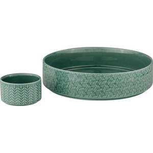 Tyrkysové porcelánové servírovací mísy v sadě 2 ks ø 30 cm Heath Jade – Ladelle obraz