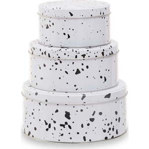 Kovové dózy na cukroví v sadě 3 ks Speckled – Premier Housewares obraz