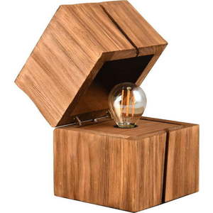 Hnědá stolní lampa (výška 16 cm) Treasure – Trio obraz