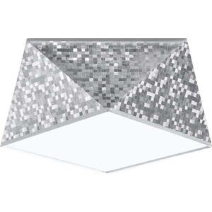 Stropní svítidlo ve stříbrné barvě 25x25 cm Koma – Nice Lamps obraz