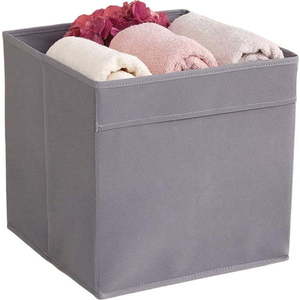 Šedý látkový úložný box 30x30x30 cm – Mioli Decor obraz