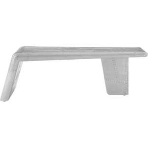 Kovový kulatý konferenční stolek ve stříbrné barvě 55x130 cm Avro – Premier Housewares obraz