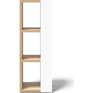 Bílá knihovna v dekoru dubu 40x114 cm Ella - TemaHome obraz
