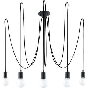 Černé závěsné svítidlo 300x300 cm Spider - Nice Lamps obraz