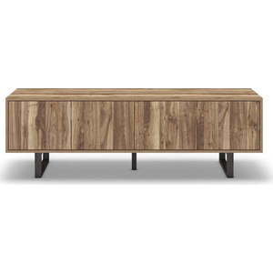 TV stolek v dekoru ořechu v přírodní barvě 160x51 cm Laila – Marckeric obraz