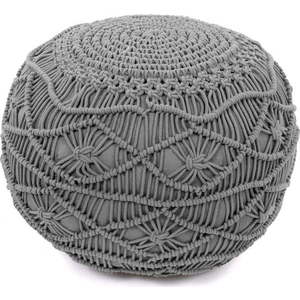 Macramé taburet obraz