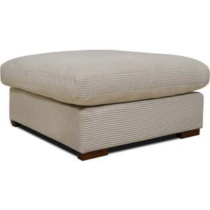Béžový manšestrový taburet Comfy – Scandic obraz