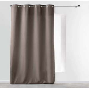 Hnědý závěs 140x280 cm Essentiel – douceur d'intérieur obraz
