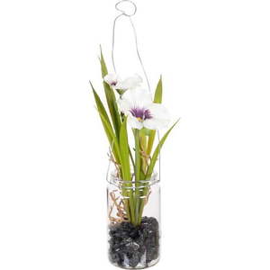 Umělá květina (výška 18 cm) Pansy – Ixia obraz