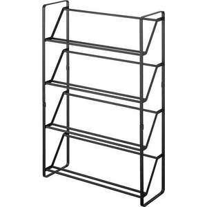 Černý stojan na boty se 4 patry YAMAZAKI Frame obraz