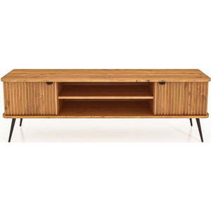 TV stolek z dubového dřeva v přírodní barvě 180x57 cm Kula – The Beds obraz