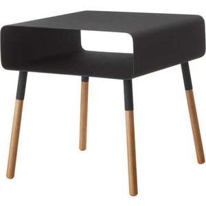 Černý odkládací stolek YAMAZAKI Plain, výška 35 cm obraz