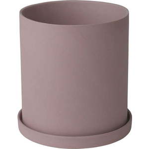 Růžový porcelánový květináč Blomus Nona obraz