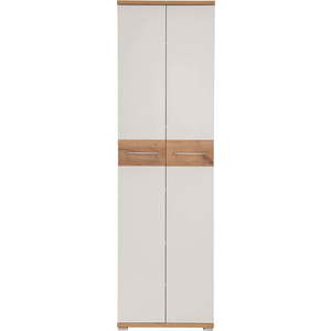 Bílá přírodní šatní skříň v dekoru dubu 59x199 cm Topix – Germania obraz