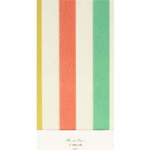 Ubrus 137x259 cm Multi Stripe – Meri Meri obraz