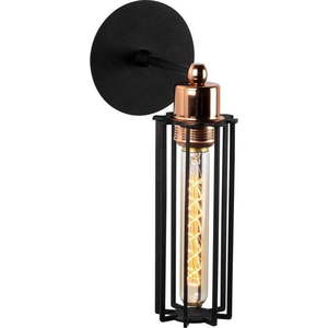 Černé nástěnné svítidlo ø 8 cm Likya – Opviq lights obraz