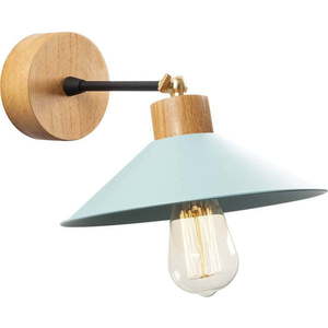 Nástěnné svítidlo v tyrkysové a přírodní barvě ø 24 cm Manavgat – Opviq lights obraz