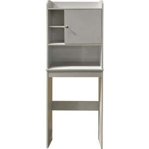 Bílá vysoká skříňka nad pračku/WC 58x173 cm Laundry – Tomasucci obraz
