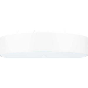 Bílé závěsné svítidlo s textilním stínidlem ø 60 cm Herra – Nice Lamps obraz