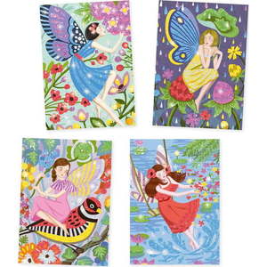 Výtvarný set na pískování Djeco Magical Fairies obraz