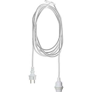 Bílý kabel s koncovkou pro žárovku Star Trading Ute, délka 2, 5 m obraz