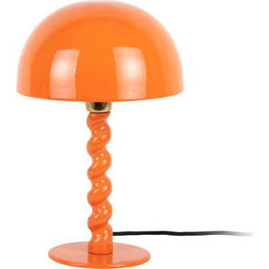Oranžová stolní lampa s kovovým stínidlem (výška 39 cm) Prisa – Leitmotiv obraz