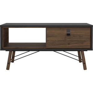 Tmavě hnědý konferenční stolek 48x102 cm Ry – Tvilum obraz