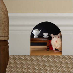 Samolepka Ambiance Mouse Hole obraz