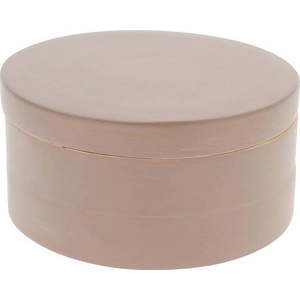 Hnědý bambusový úložný box s víkem Compactor Bamboo Box obraz