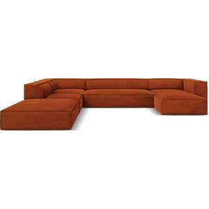Oranžová rohová pohovka (levý roh) Madame – Windsor & Co Sofas obraz