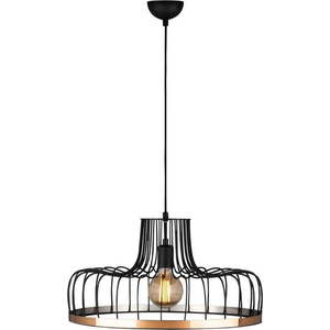 Závěsné svítidlo v černé a měděné barvě s kovovým stínidlem ø 53 cm Fellini – Opviq lights obraz