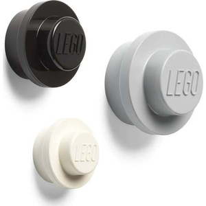 Sada 3 věšáků na zeď LEGO® Black And White obraz