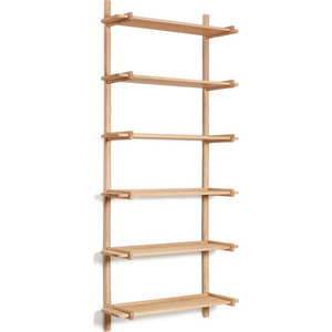 Modulární policový systém z dubového dřeva v přírodní barvě 90x202 cm Sitra – Kave Home obraz
