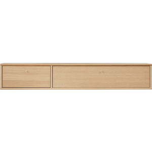 TV stolek v dekoru dubu v přírodní barvě 133x22 cm Mistral – Hammel Furniture obraz